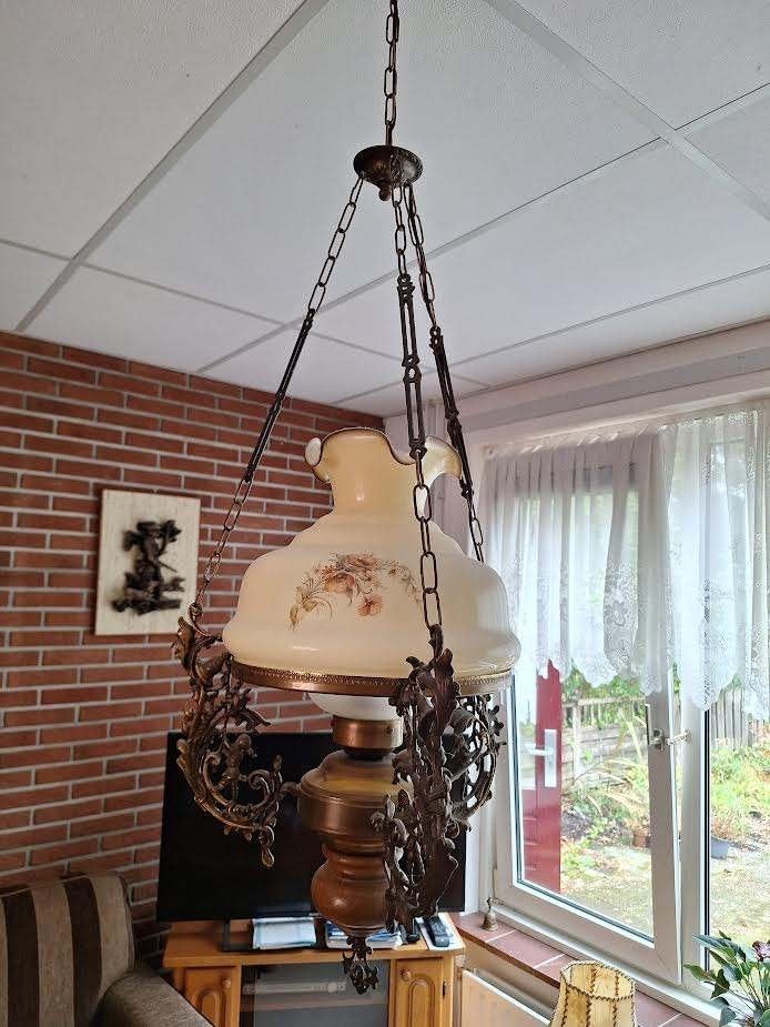 hanglamp, Huis en Inrichting, Lampen | Hanglampen, Ophalen, Gebruikt, Ouderwetse stijl?