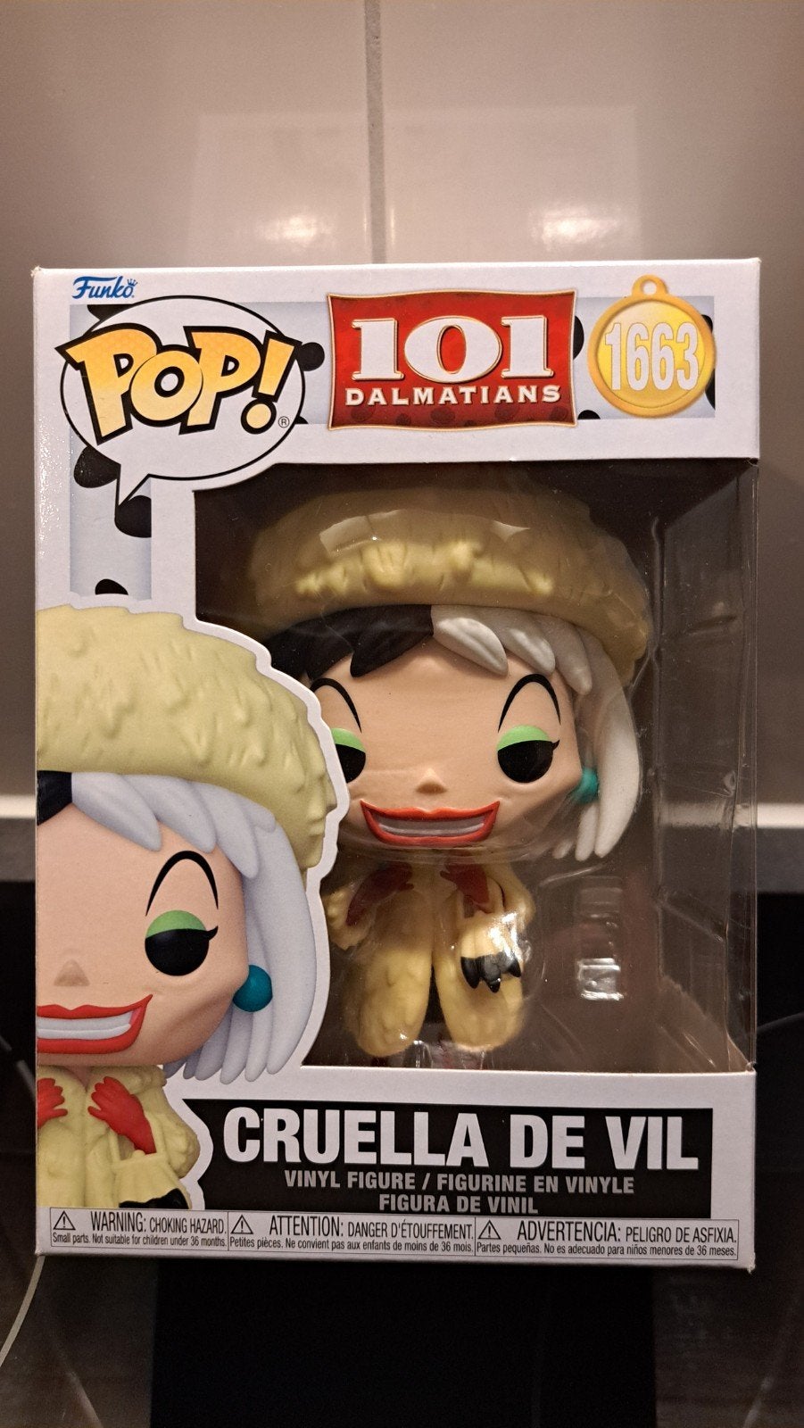 Funko Pop! Cruella De Vil #1663 - 101 Dalmatiërs, Verzamelen, Ophalen of Verzenden, Nieuw