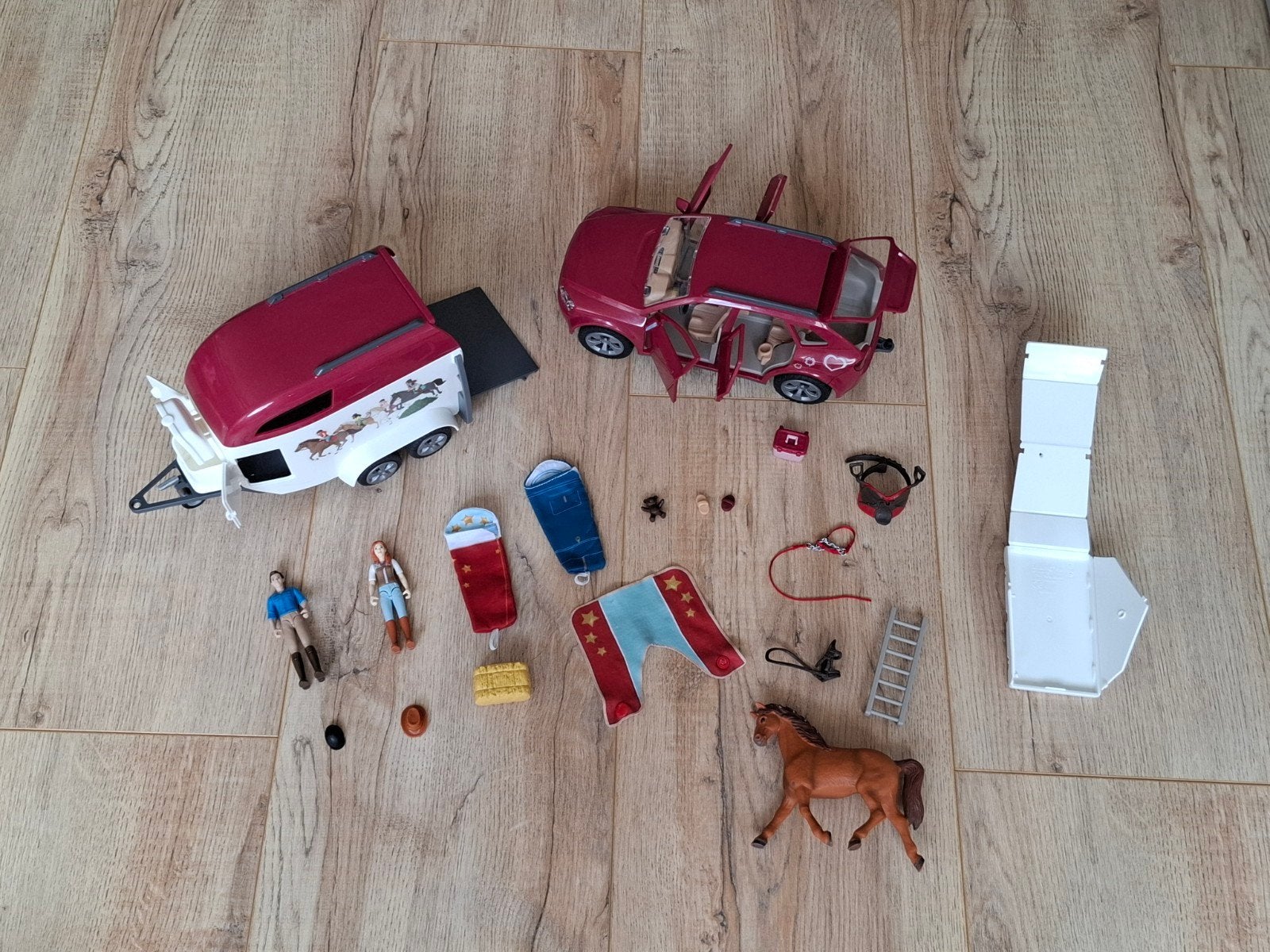 Schleich 42535: Auto, Tent, Paardentrailer & Accessoires, Ophalen of Verzenden, Gebruikt