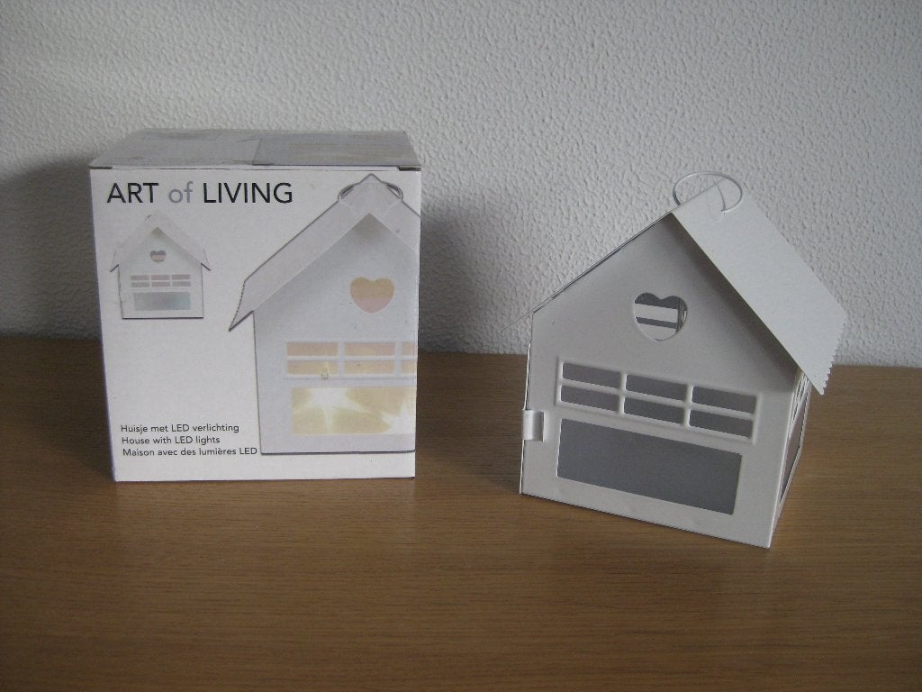 Huisje met led verlichting, Huis en Inrichting, Woonaccessoires | Overige, Ophalen of Verzenden, Nieuw