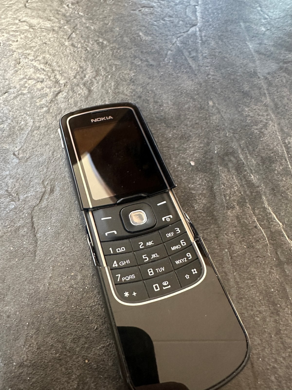 Nokia 8600 Luna Nieuwstaat!, Schuifmodel, Zwart, Fysiek toetsenbord, Ophalen of Verzenden