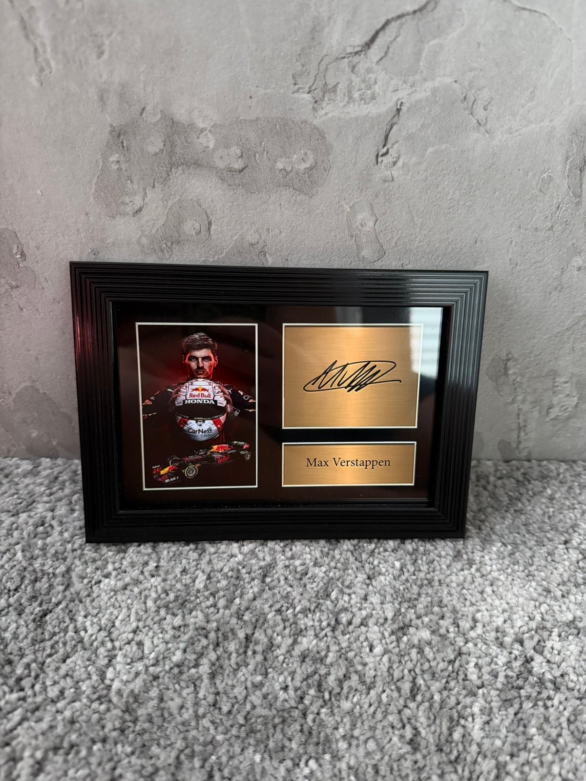 Max verstappen redbull handtekening F1 10x15, Verzenden, Zo goed als nieuw, Formule 1