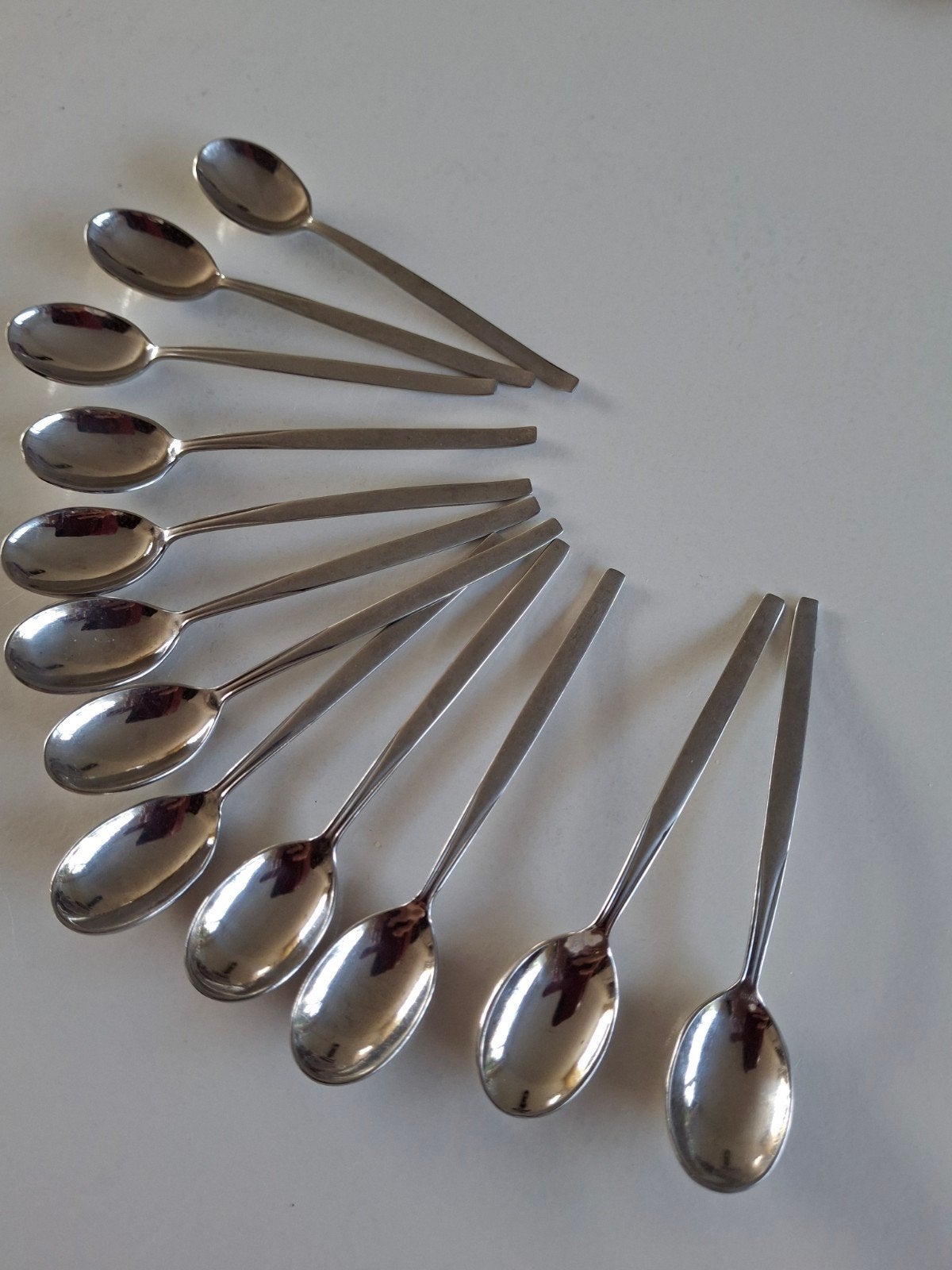 12 lepeltjes. Sola elite., Ophalen of Verzenden, Rvs of Chroom