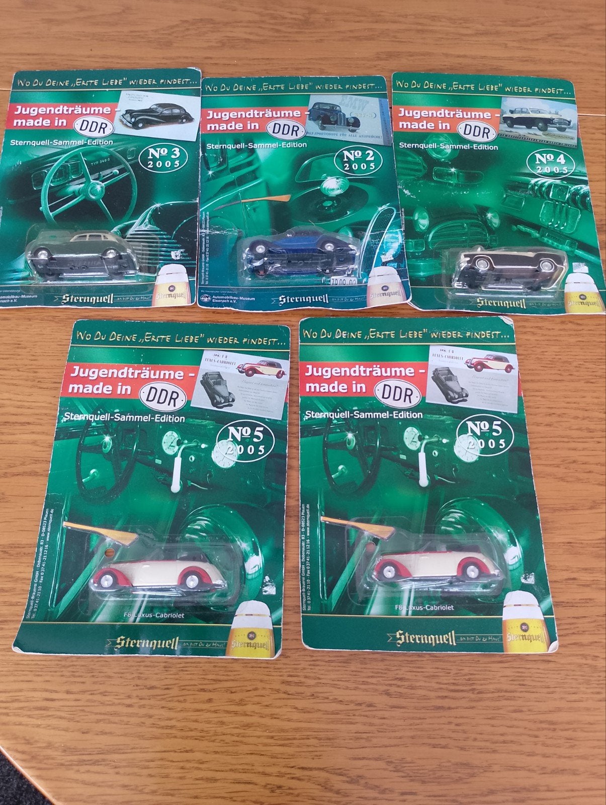 Jugendträume made in DDR Sternquell-Sammel-Edition (5 stuks), Ophalen, Nieuw, Auto