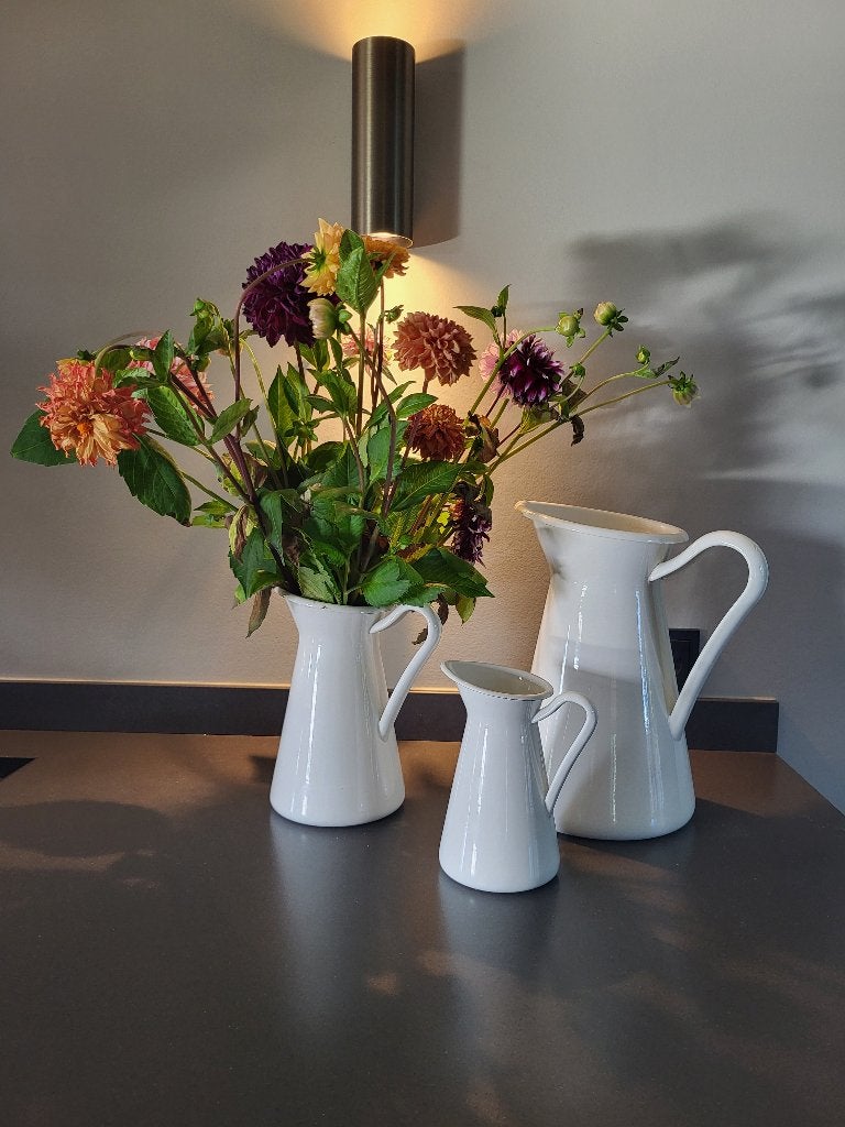 SOCKERÄRT vaas of kan Ikea 3 maten, Ophalen, Geschikt voor droogbloemen, Zo goed als nieuw, Metaal