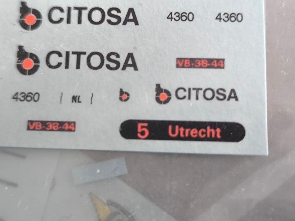 Hb model bus Citosa Decals (Schaal 1:87), Hobby en Vrije tijd, Verzenden, Nieuw, Overige merken