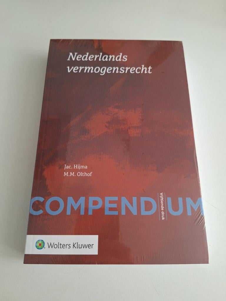 Compendium Nederlands vermogensrecht - Jac. Hijma, Boeken, Studieboeken en Cursussen, Ophalen, Nieuw, WO, Gamma