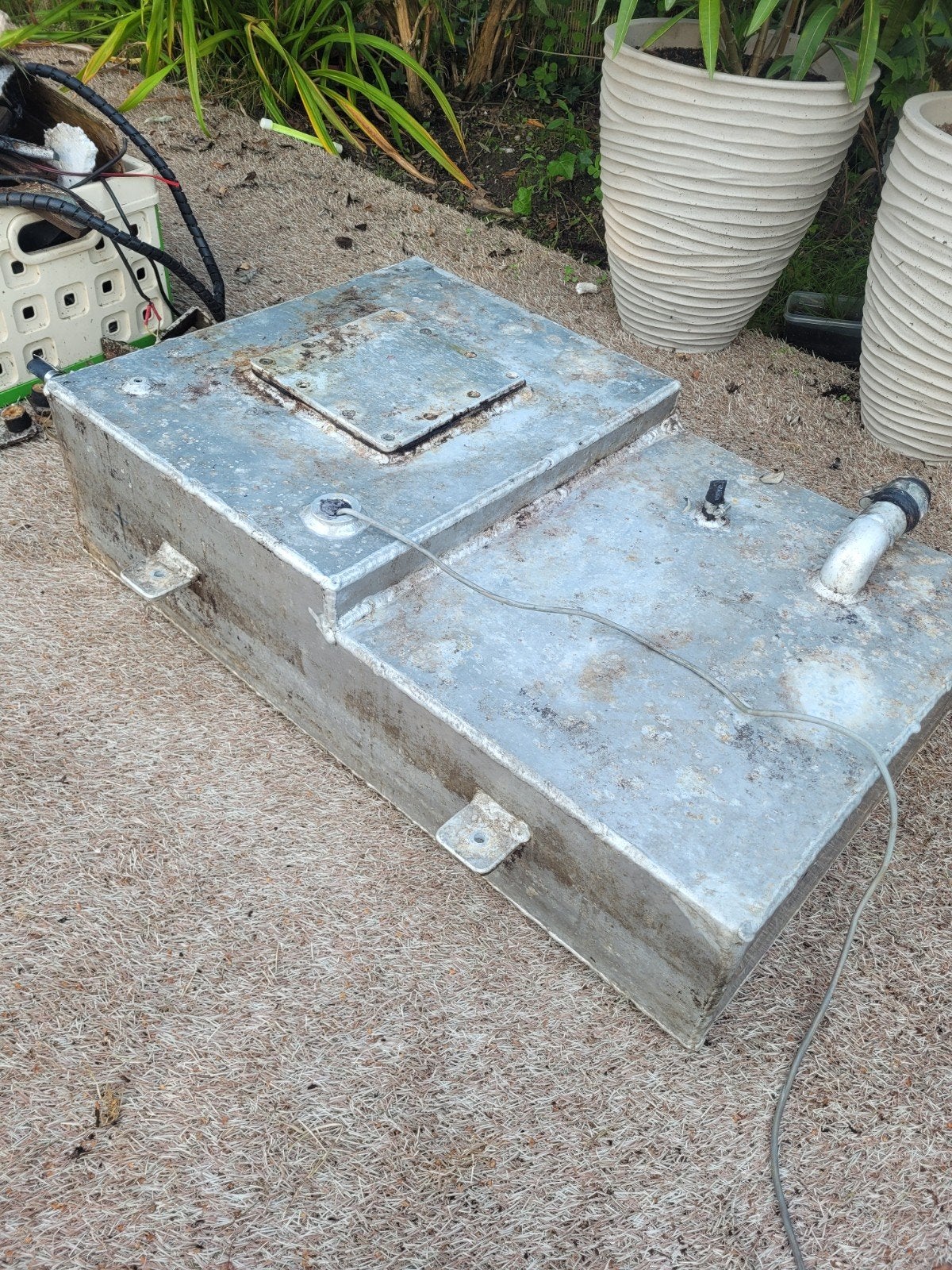 Aluminium brandstoftank voor boot(kilkruiser), Ophalen, Gebruikt, Motor en Techniek
