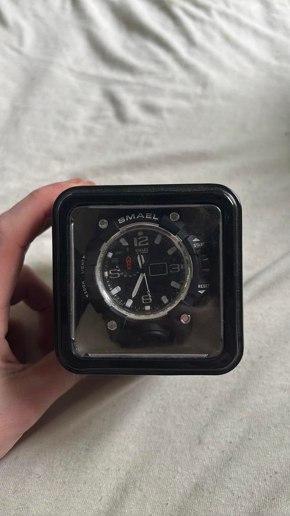Smael zwarte horloge, Verzenden, Nieuw, Polshorloge, Overige merken