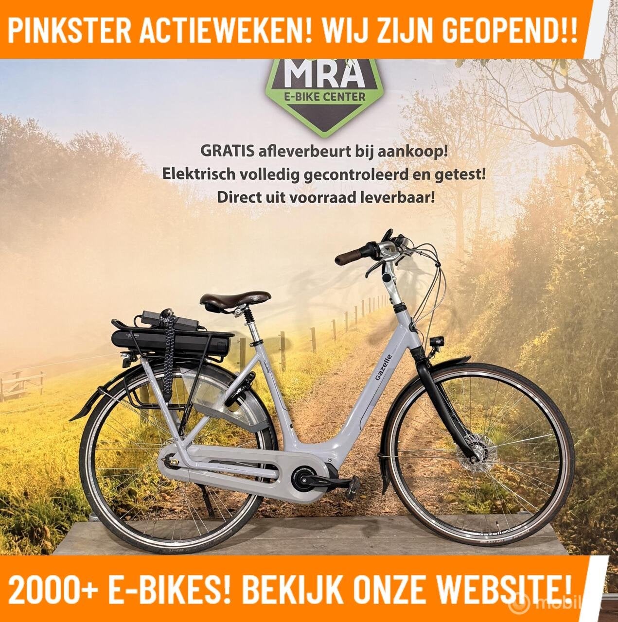 Gazelle Orange C7 Elektrische fiets met Shimano midden motor, Fietsen en Brommers, Elektrische fietsen, 51 tot 55 cm, Gazelle