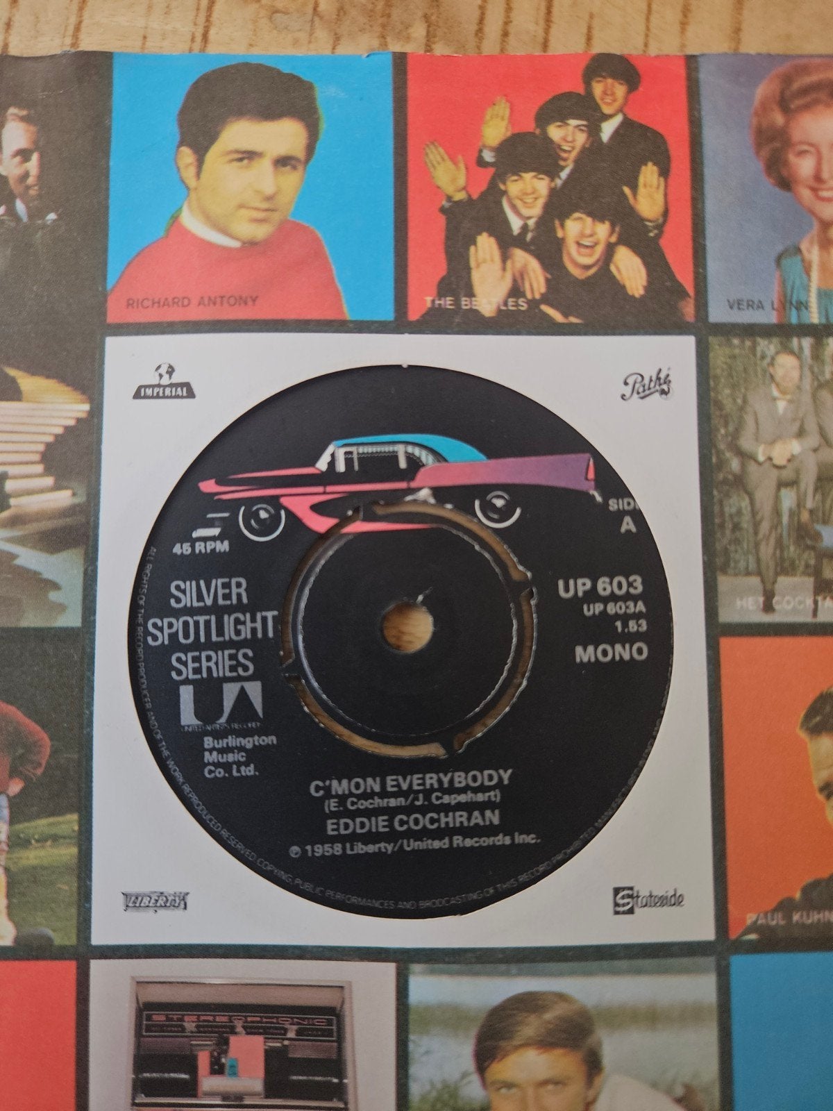 Eddie Cochran - Don't Ever Let Me Go / C'mon Everybody, Gebruikt, Originele persing, 7 inch, Ophalen of Verzenden
