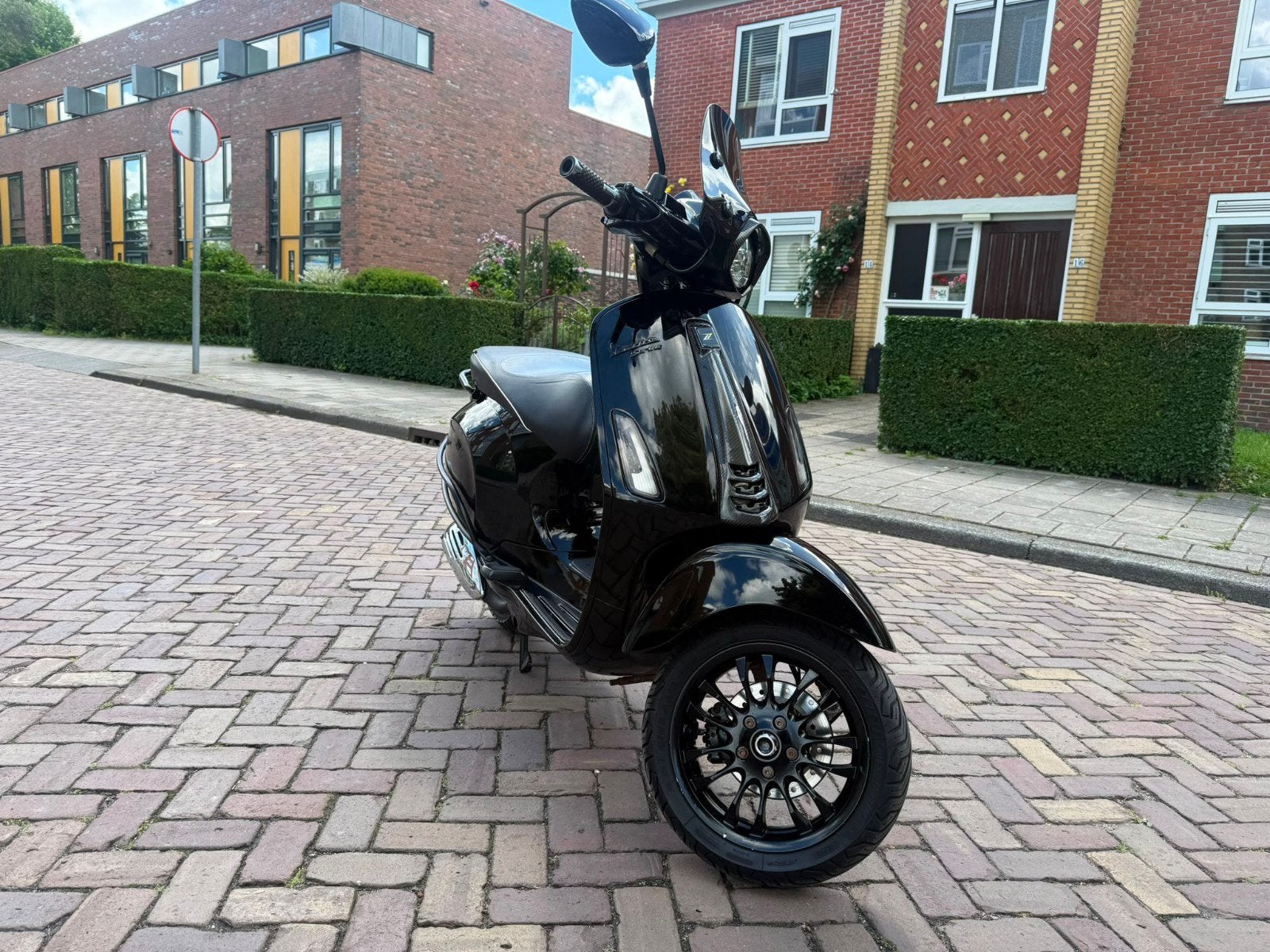 Vespa Sprint bj2016 40953km 45-km bromfiets, Fietsen en Brommers, Gebruikt, Overige modellen, Maximaal 45 km/u, Ophalen of Verzenden