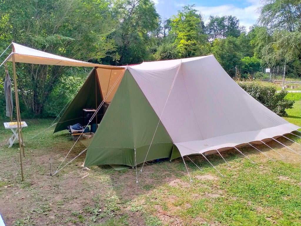 Randstad Universe Piramide tent, Caravans en Kamperen, Ophalen, Gebruikt, Tot en met 4
