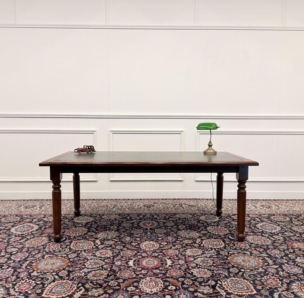 Klassiek Engels Chesterfield Schrijftafel Bureau, Antiek en Kunst, Ophalen of Verzenden