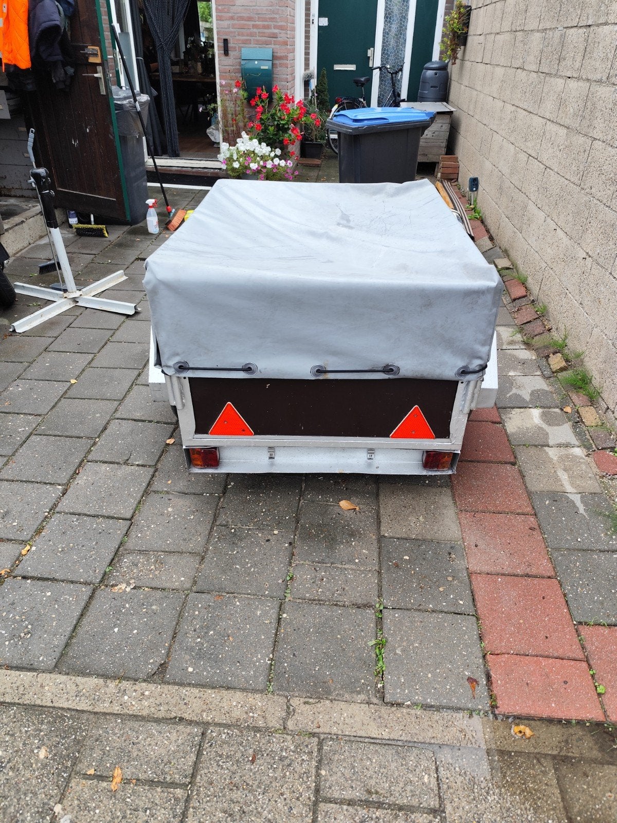 Compacte bagagewagen/aanhanger met huif, Ophalen, Gebruikt