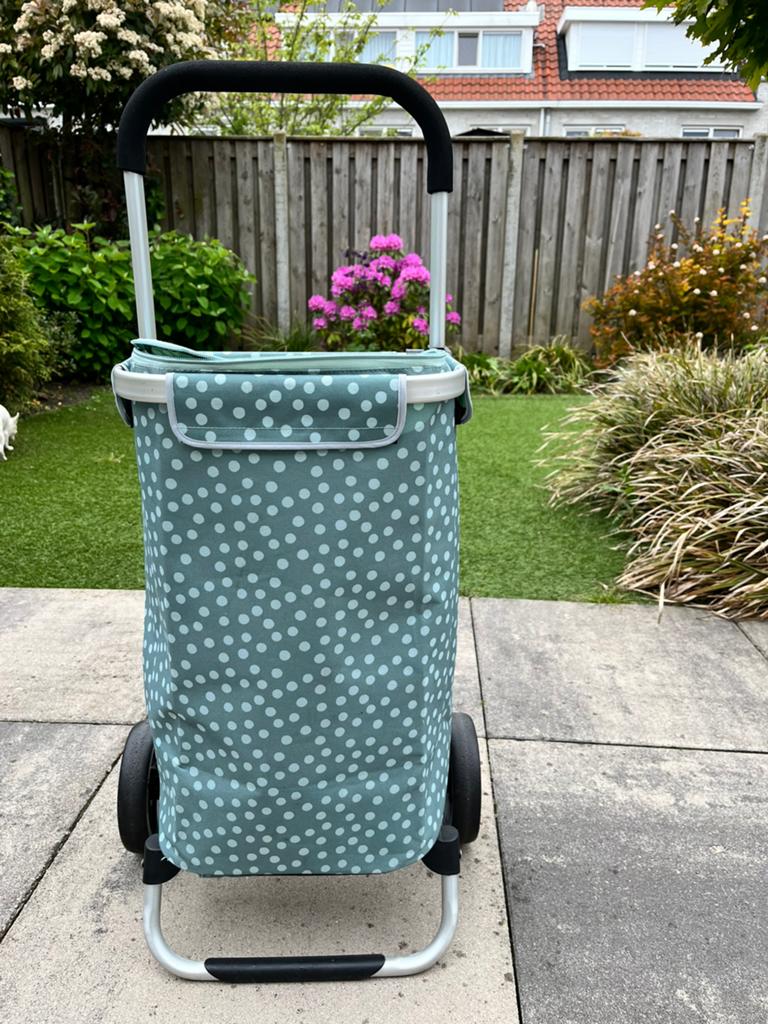 Boodschappen trolly/ karretje., Ophalen, Gebruikt, Groen, 30 cm of meer