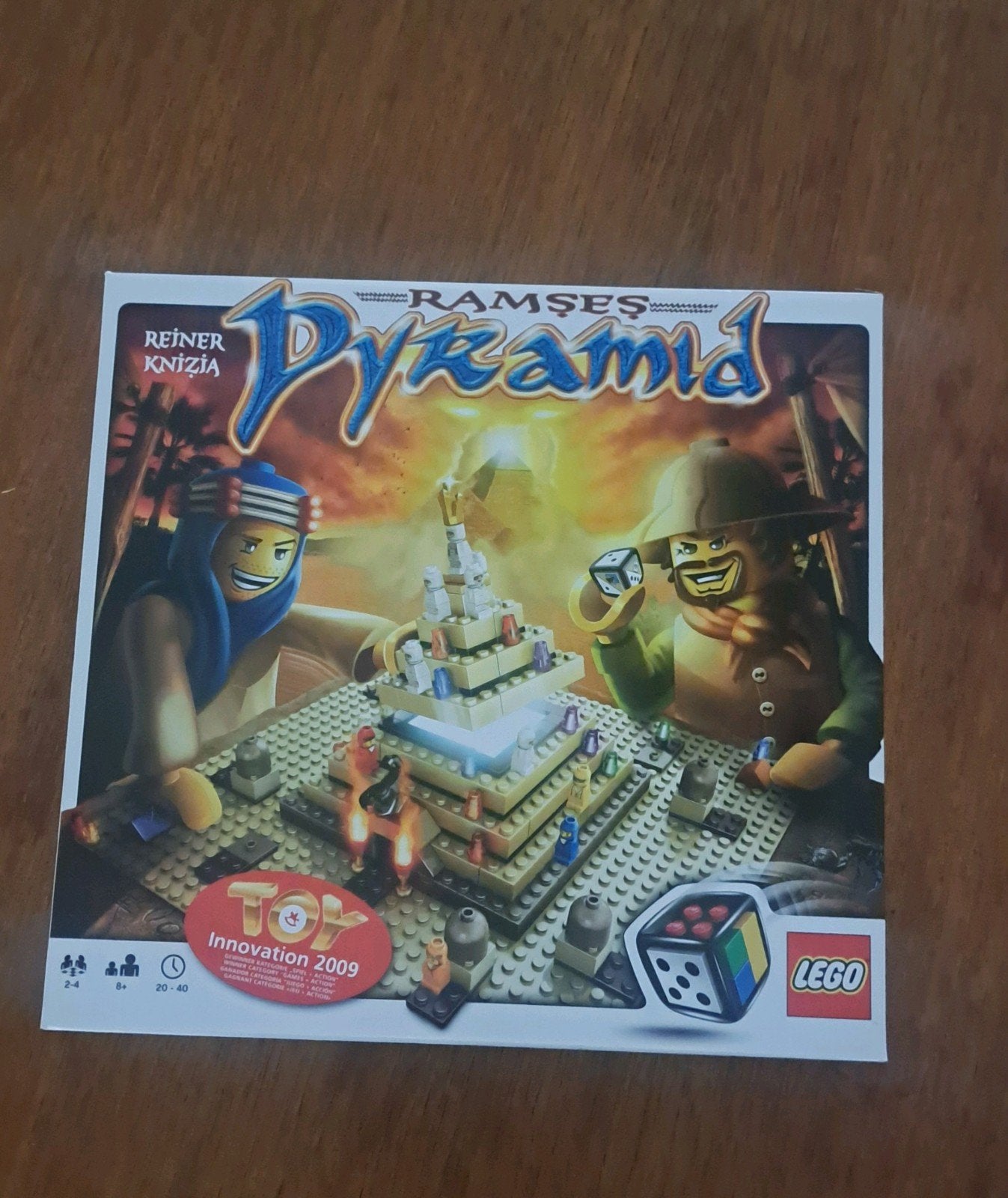 Lego Ramses Pyramid 3843 Bordspel - Compleet met doos, Compleet, Lego, Ophalen of Verzenden, Zo goed als nieuw