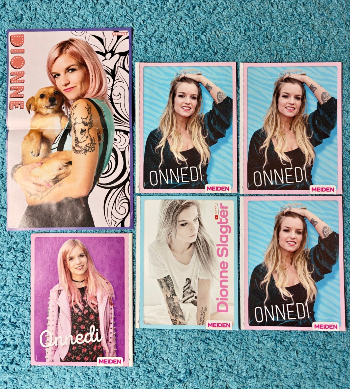 OnneDi (Dionne Slagter) posters, Rechthoekig Staand, Nieuw, Ophalen of Verzenden, A1 t/m A3