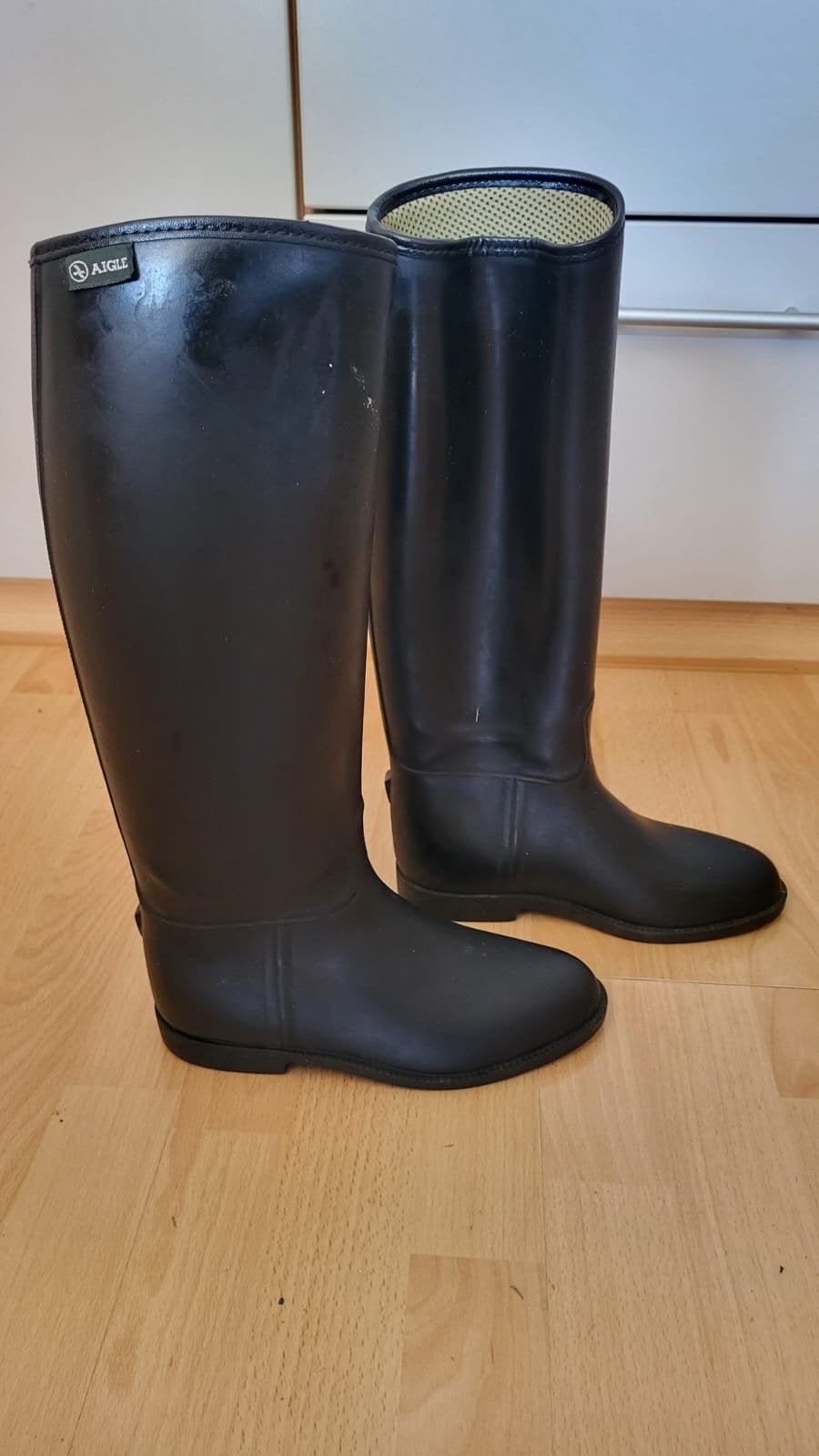 Paardrijlaarzen Aigle (op de laatste foto nr. 7), Dressuur, Ophalen of Verzenden, Zo goed als nieuw, Zwart
