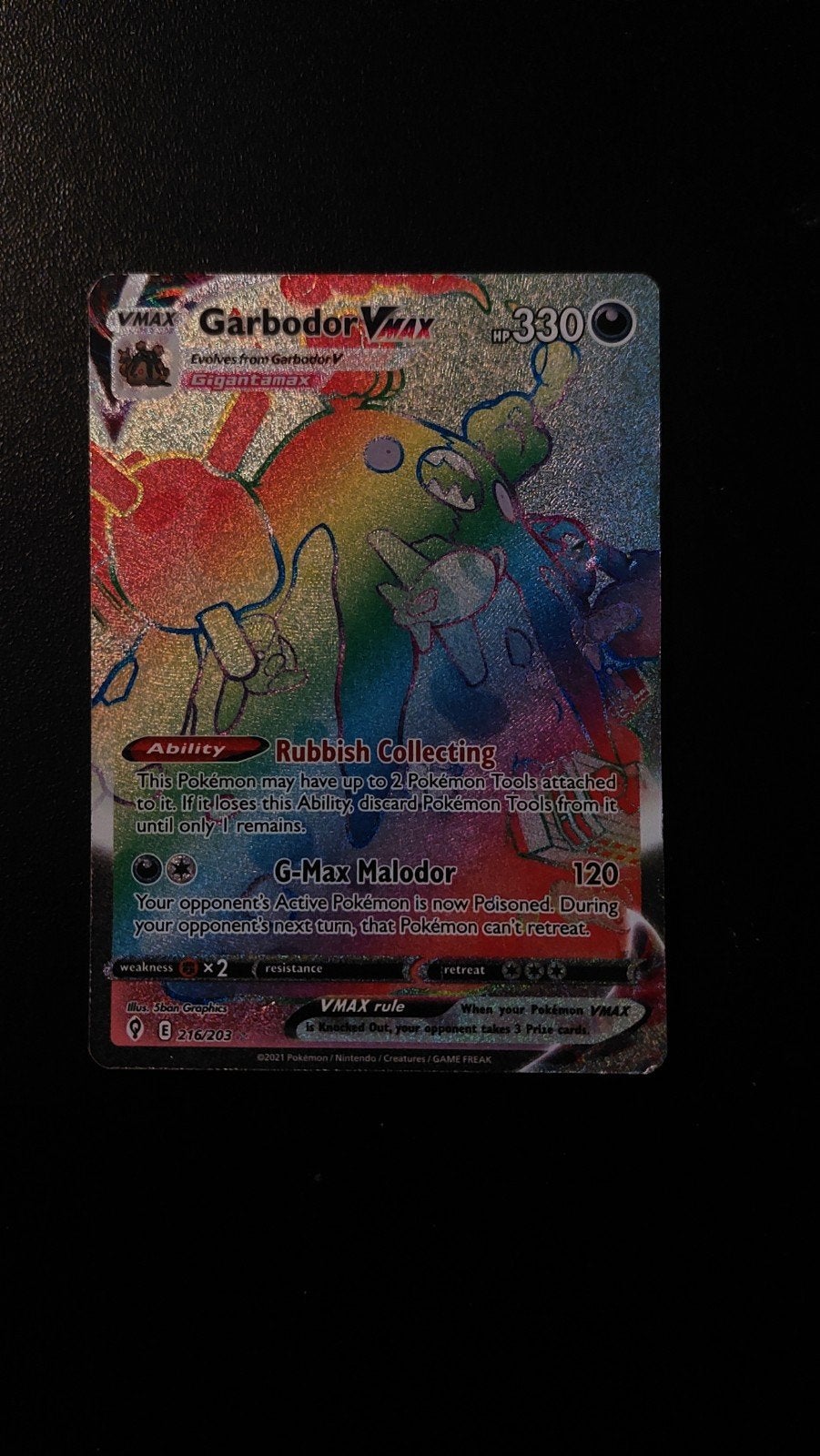 Garbodor Vmax, Ophalen of Verzenden, Zo goed als nieuw, Losse kaart
