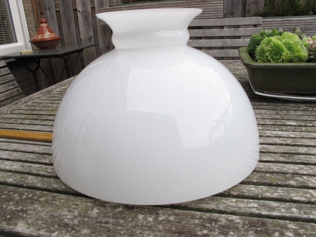 Glazen lampen kap met hanger , gratis, Ophalen, Gebruikt, Glas, Overige fittingen