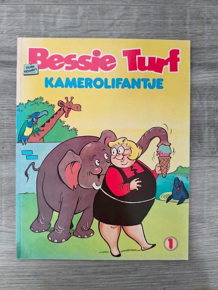 Bessie Turf 1 – Kamer olifantje stripboek, Boeken, Eén stripboek, Ophalen of Verzenden, Gelezen
