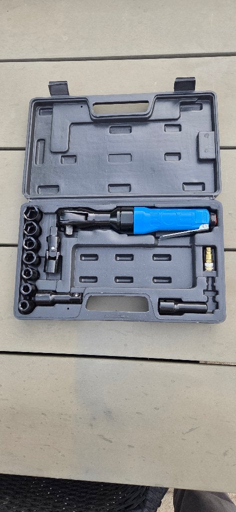 Pneumatische slagmoersleutelset, Ophalen of Verzenden, Zo goed als nieuw, Sleutel/ratel, Overige merken
