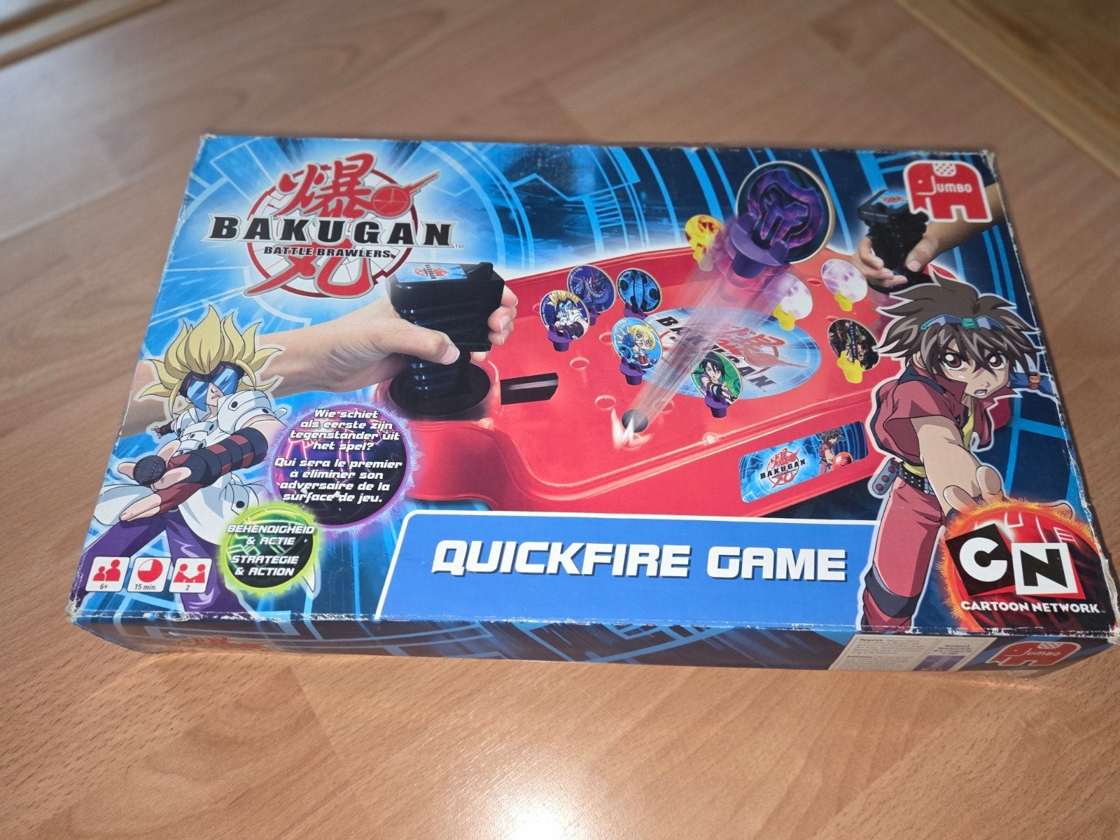 Bakugan quickfire game bordspel van Jumbo, Ophalen of Verzenden, Gebruikt