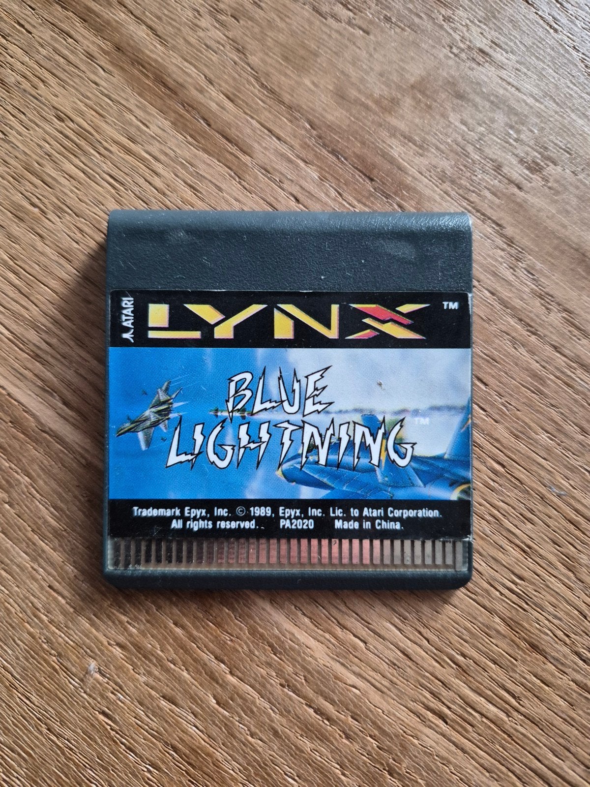 Atari Lynx Blue Lightning Cartridge - Getest en Werkend, 1 speler, Racen en Vliegen, Ophalen of Verzenden, Atari Lynx