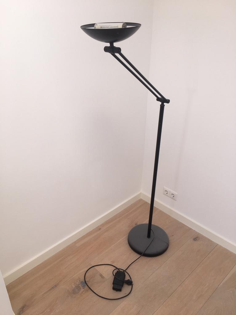 Halogeen  hoogschijn lamp Amsterdam Oud-west, Ophalen of Verzenden, Zo goed als nieuw, E27 (groot), Halogeen (gloei)lamp
