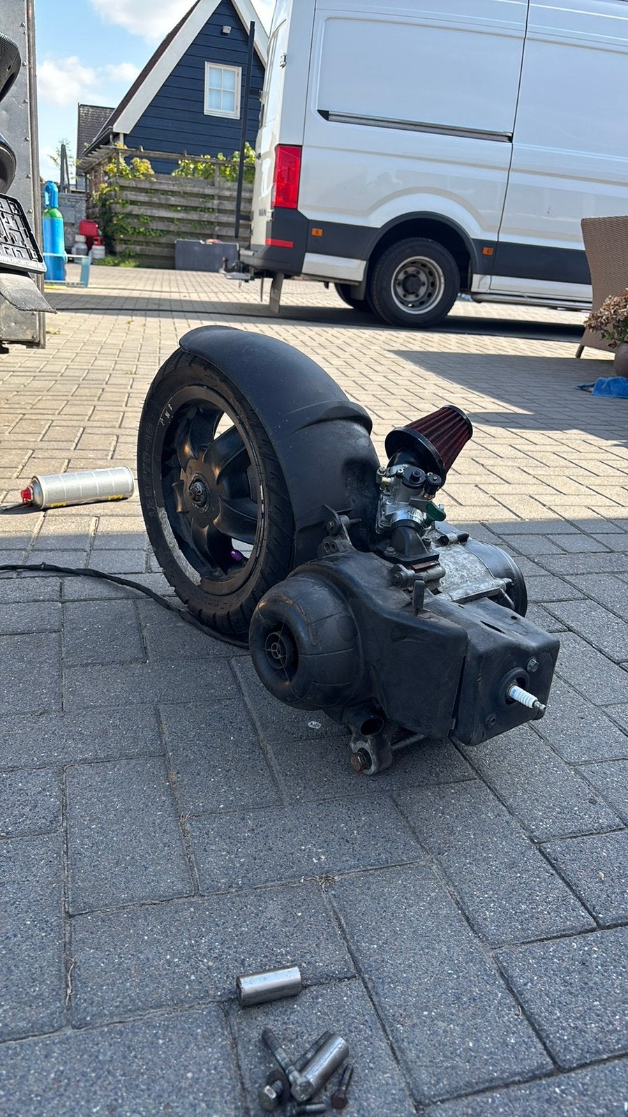 Typhoon blok 70cc, Ophalen, Zo goed als nieuw, Blok