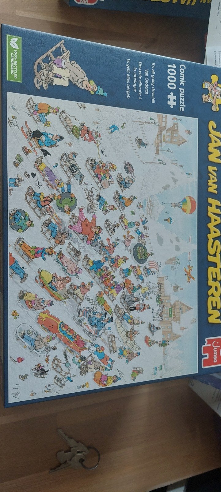 Jan van Haasteren nieuw in doos Van Onderen 1000 stukjes, Ophalen of Verzenden, 500 t/m 1500 stukjes, Zo goed als nieuw, Legpuzzel