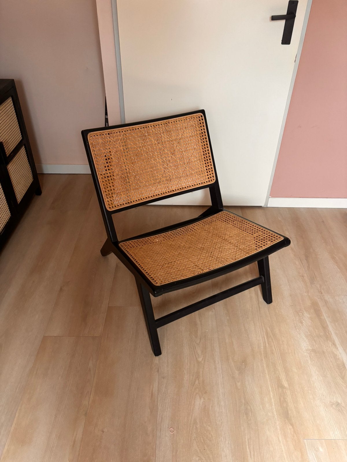 Stoel met webbing, Ophalen