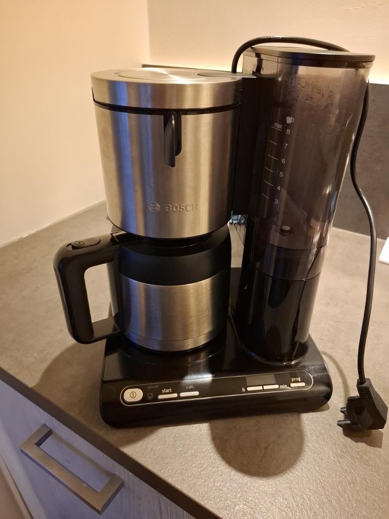 Bosch koffiezetapparaat met warmhoudkan, Ophalen, Afneembaar waterreservoir, Koffiemachine, Gemalen koffie