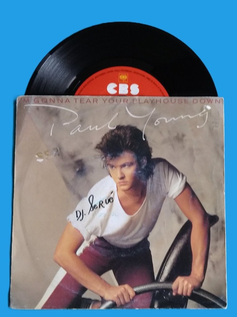 Paul Young - I’m gonna tear your playhouse / Live Broken man, Verzenden, Zo goed als nieuw, 7 inch, Pop