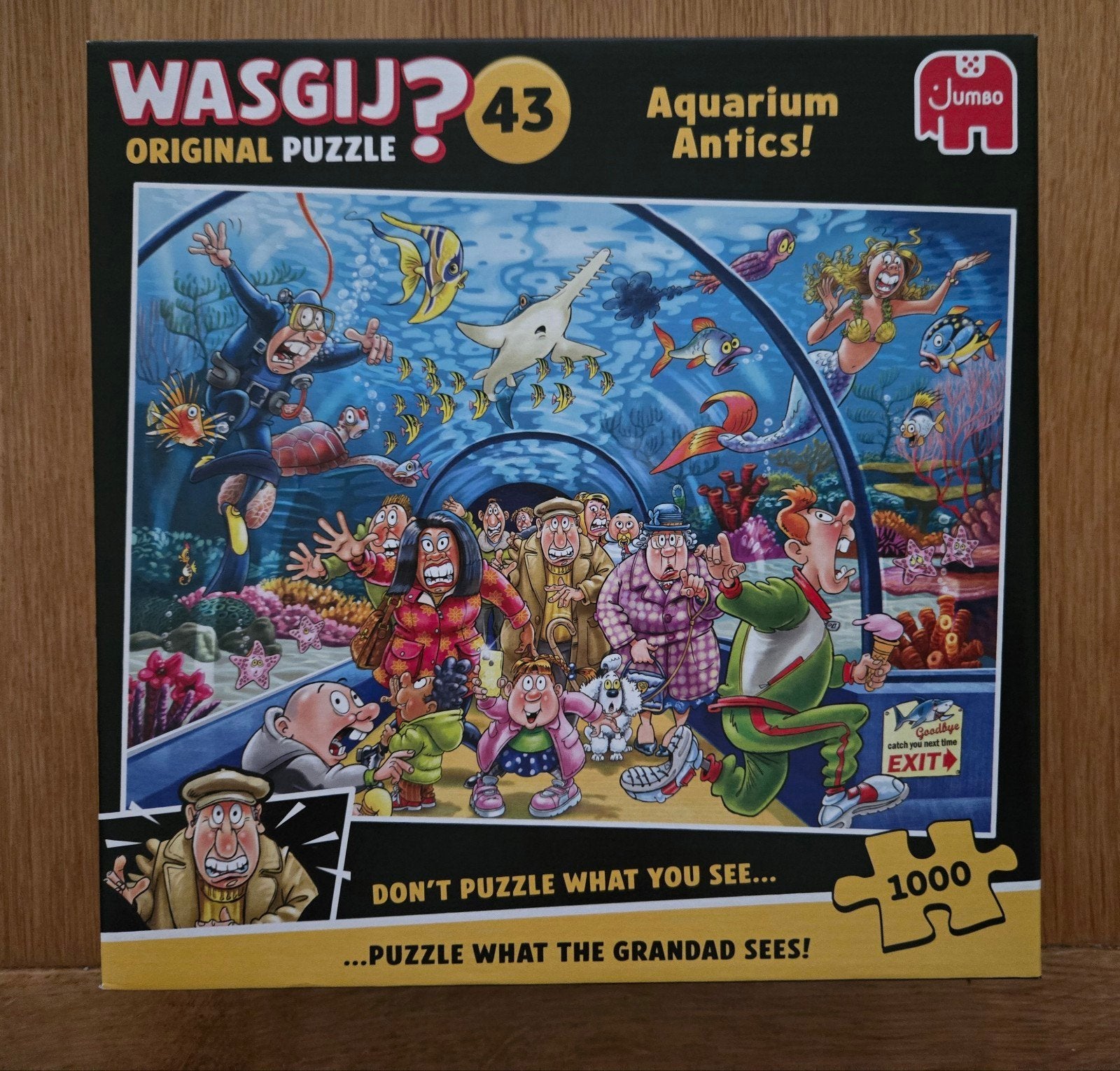 was gij 2 puzzels 1000 stukjes zgan, Ophalen of Verzenden, 500 t/m 1500 stukjes, Zo goed als nieuw