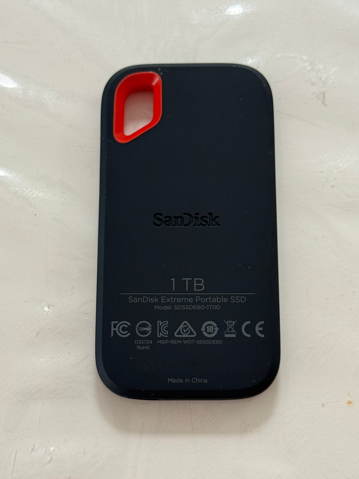 Sandisk portable 1tb SSD, Sandisk, Sandik, Ophalen of Verzenden, Zo goed als nieuw