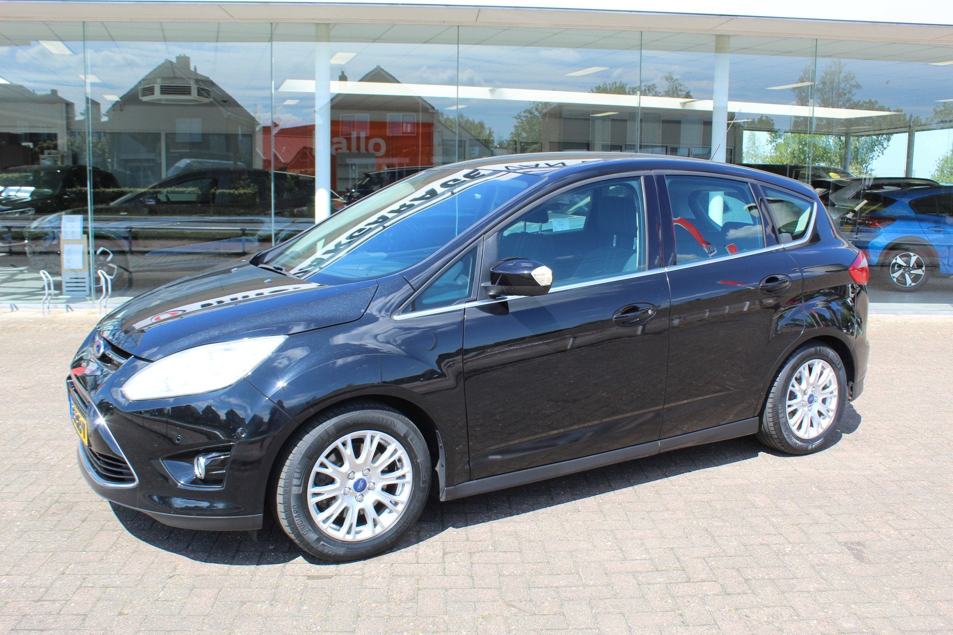 Ford C-MAX 1.6 EcoBoost Titanium , 150pk , 1500kg Trekgewich, Auto's, Ford, Stof, Gebruikt, Zwart, 4 cilinders