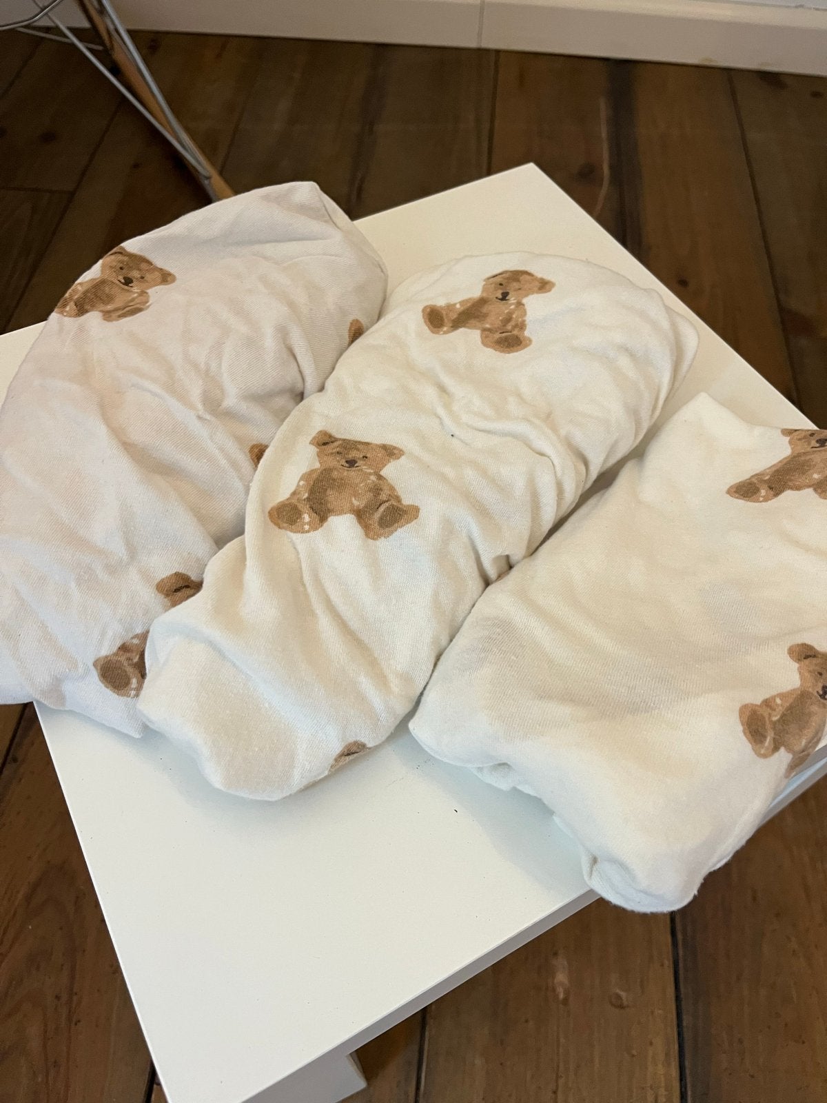 Jollein Hoeslakens Teddy Bear - 3 stuks, Jongetje of Meisje, Ophalen of Verzenden, Zo goed als nieuw, Jollein
