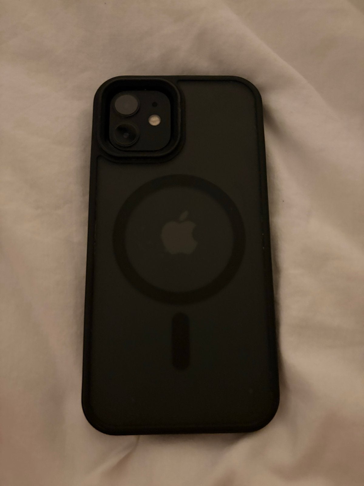 iPhone 12 128GB Zwart met hoesje en oplader, 80 %, 128 GB, Zwart, Ophalen of Verzenden