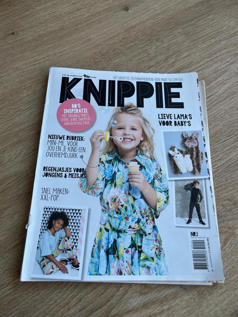 Knippie naaipatronen magazine - nr. 1 2019, Overige typen, Kind, Knippie, Ophalen of Verzenden