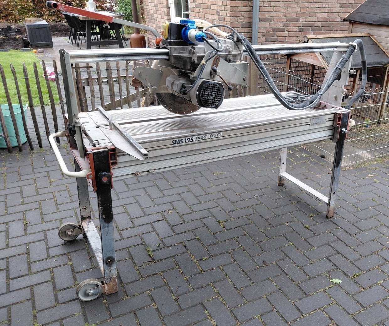 Raimondi SMS 125 tegelzaagmachine | tegelsnijder | Rubi, Doe-het-zelf en Verbouw, Ophalen, Cirkelzaag, 70 mm of meer, Zo goed als nieuw