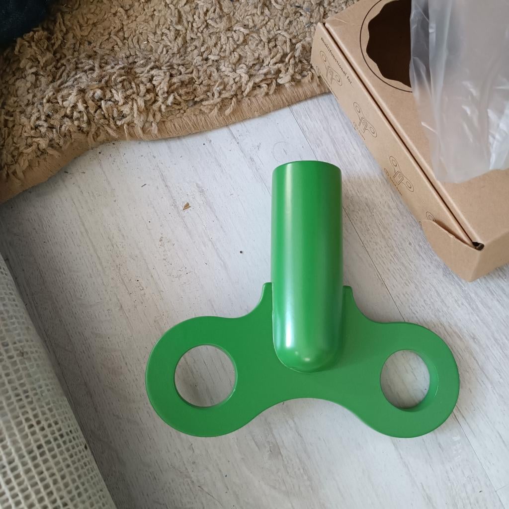 Twist Me Kapstokhaak Groen of blauw kap stok haak nieuw, Ophalen of Verzenden, Nieuw, Minder dan 100 cm