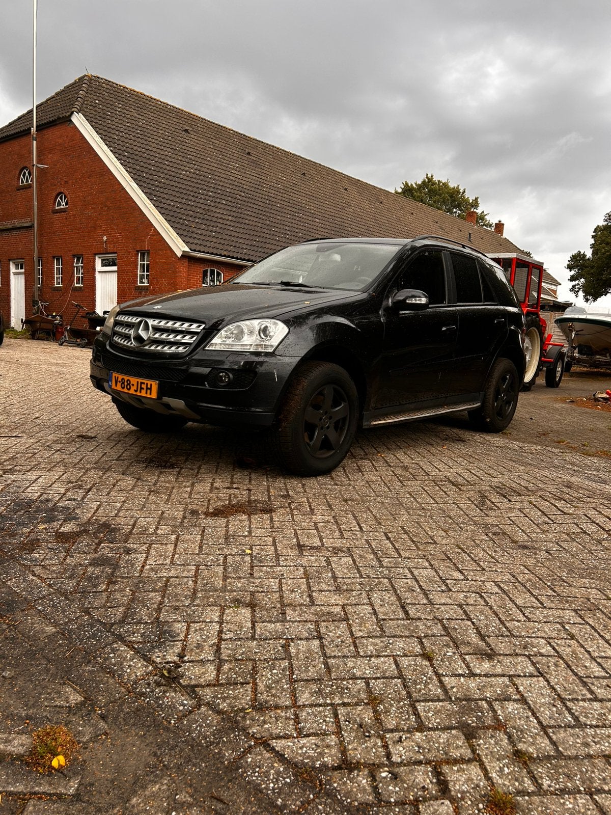 Mercedes ml w164 280cdi 2008 motorschade, Auto's, 2207 kg, 190 pk, Diesel, Geïmporteerd