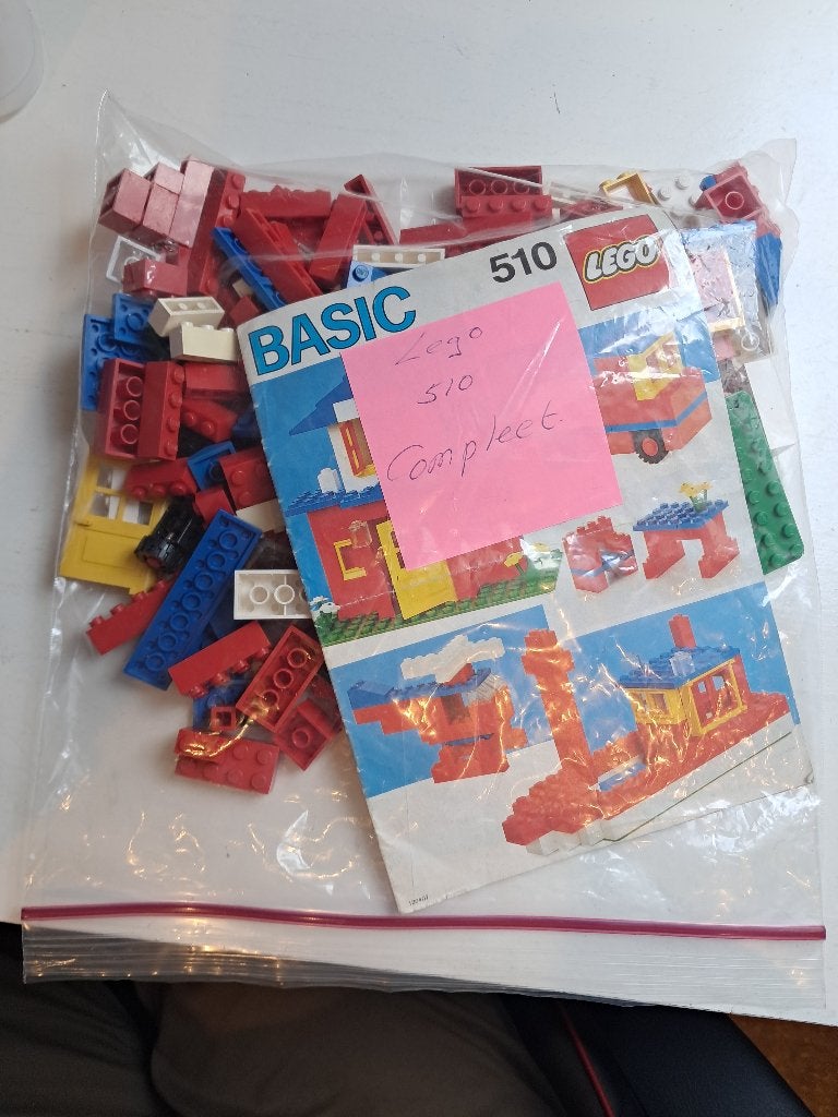 Lego Basic set 510 - Compleet met instructies, Gebruikt, Overige thema's, Lego, Compleet