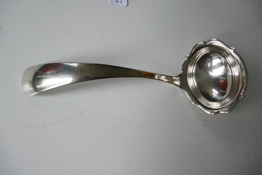 1 zilveren soeplepel jacob helweg 1856 amsterdam 176 gram, Verzenden, Zilver