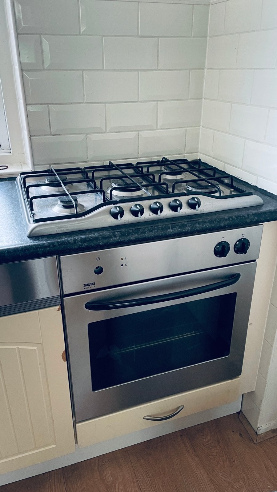 Gratis: gaskookplaat en oven, Ophalen, Gebruikt, Inbouw, Gas