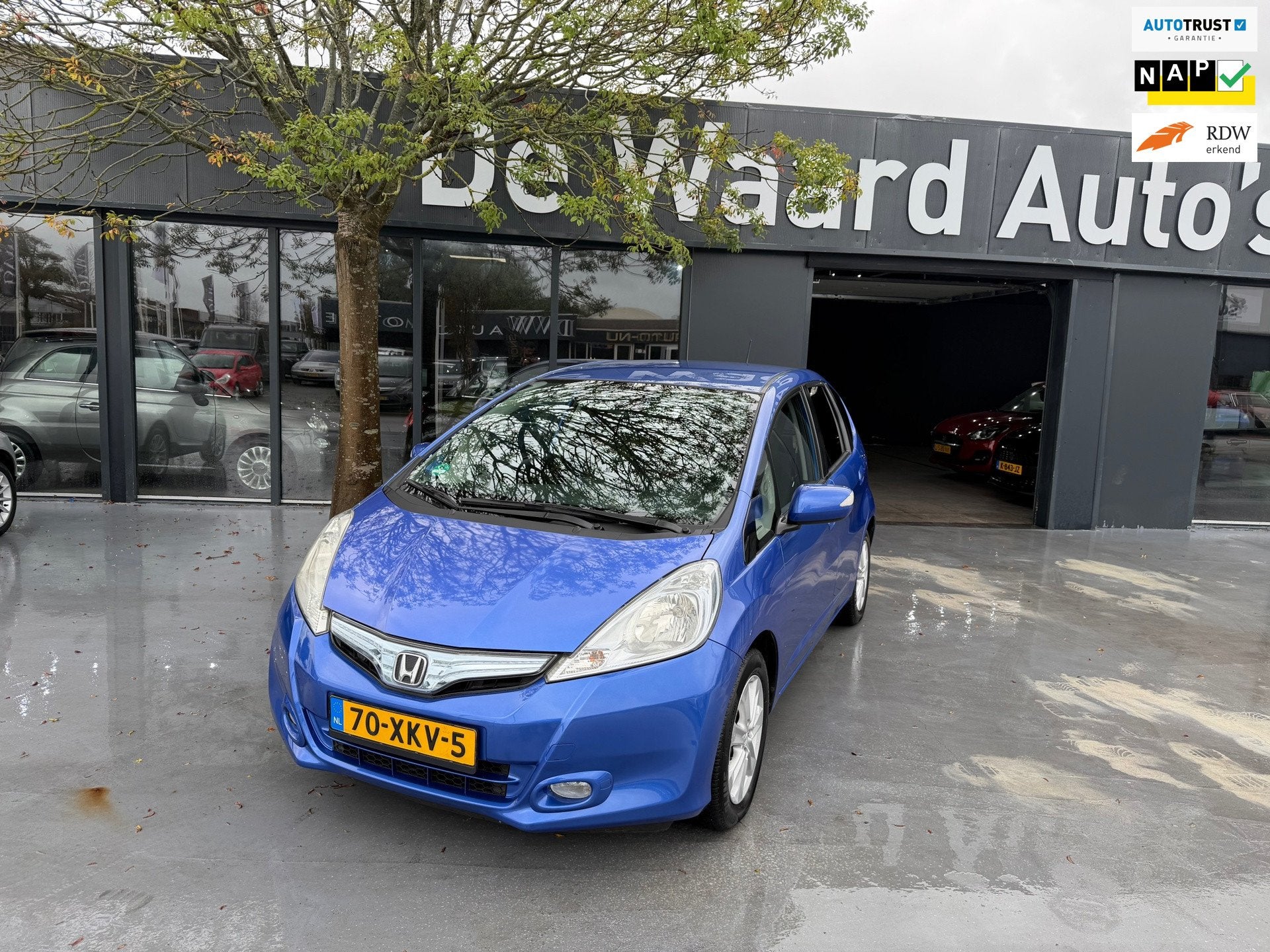 Honda Jazz 1.4 Hybrid Business Mode +/ automaat/Hybride/airc, Auto's, Gebruikt, 4 cilinders, Blauw, 49 €/maand