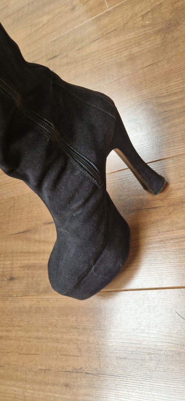 high heels plateau laarzen zwart maat 39, Kleding | Dames, Hoge laarzen, Zwart, Ophalen of Verzenden, Zo goed als nieuw