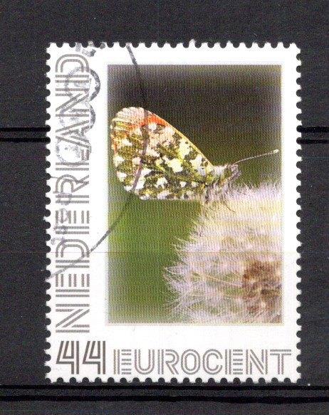 gestempelde zegel. persoonlijke: vlinder, Ophalen of Verzenden, Na 1940, Gestempeld